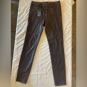 NWT PAIGE Size 30 Skinny Jeans in Chicory Coffee Luxe Coating Color